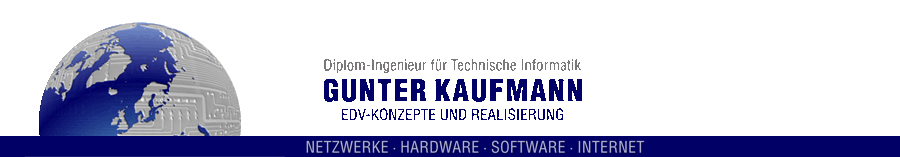 Gunter Kaufmann EDV-Konzepte und Realisierung, zertifizierter IT Support in Hamburg und Umgebung