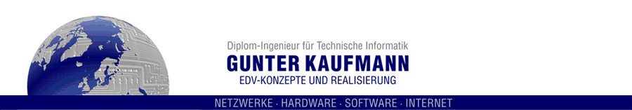 IT Systemhaus und Service in Hamburg und Umgebung - Gunter Kaufmann EDV-Konzepte und Realisierung